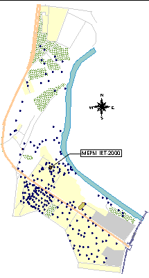 Sample points in Moscvorechye district scheme